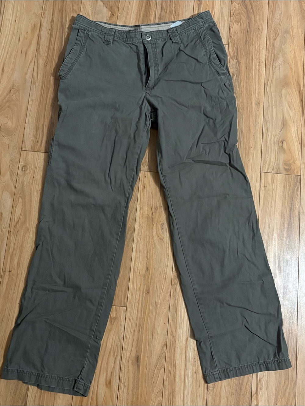 Columbia Cargo Pants Dark Green Casual Men’s Size 34 Baggy Flared Pants
